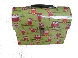 Gift Lunch Tin Box with Handle and Lock-Lunch Tin Box