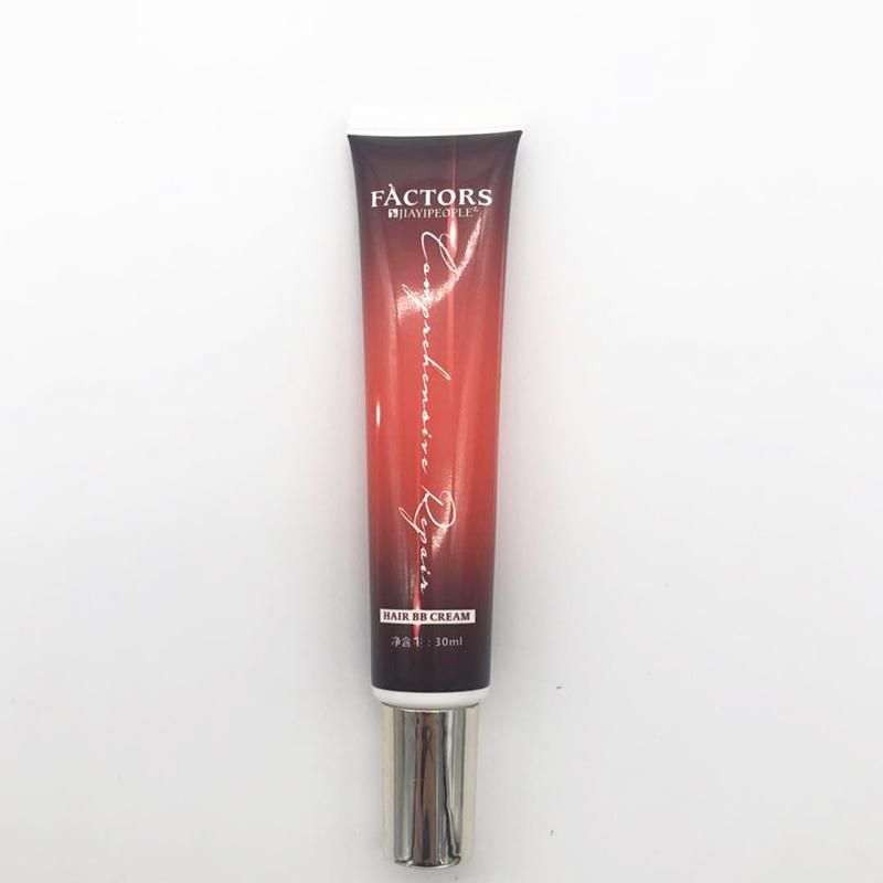 Hair Care Essence Customized Cosmetic Packaging Tube with Screw Cover