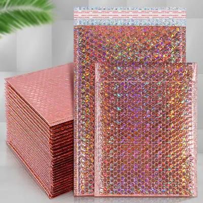 Waterproof Rainproof Colorful Bubble Mailer Custom Size Kraft Bubble Shipping Mailers