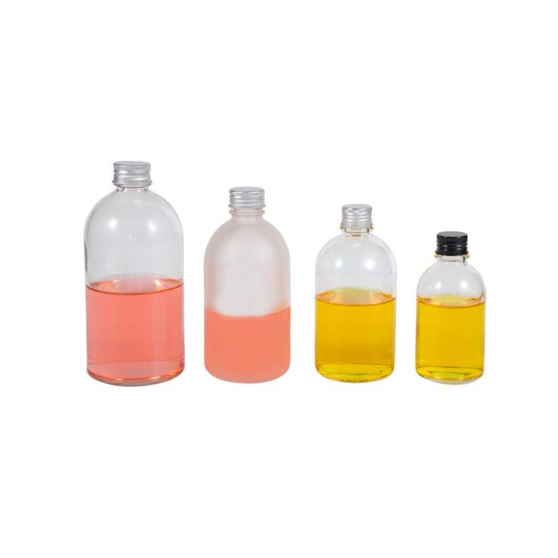 150ml 250ml Round Milk Tea Juice Beverage Drinks Glass Bottles