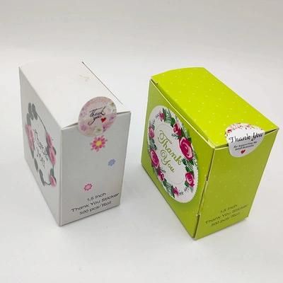 Packaging Label Printing Merry Christmas Stickers Roll Label Waterproof Seal Thank You Stickers for Envelope