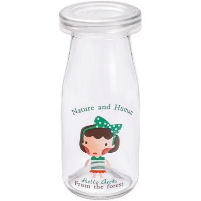 200ml 250ml 500ml Milk Bottle with Plastic Cap