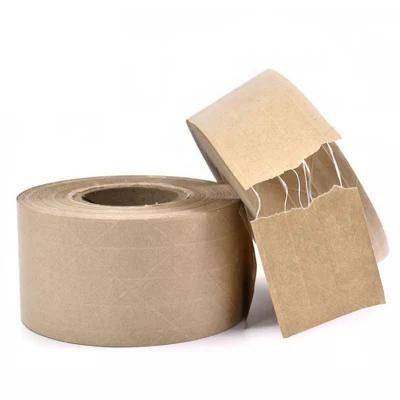 Fiber Reinforced Custom Printed Gummed Kraft Paper Packing Tape