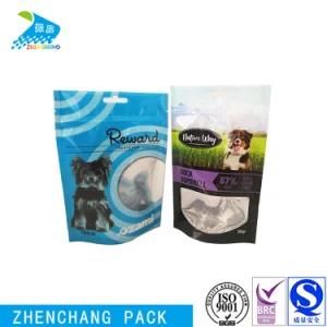 Food Grade High Barrier Pet Snack Food Package Plastic Stand up Bag Zipper Pouch