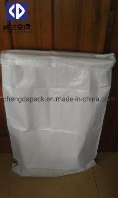 China Manufacture 25kg 50kg White Color Printing PP Plastic Empty Cement Bags