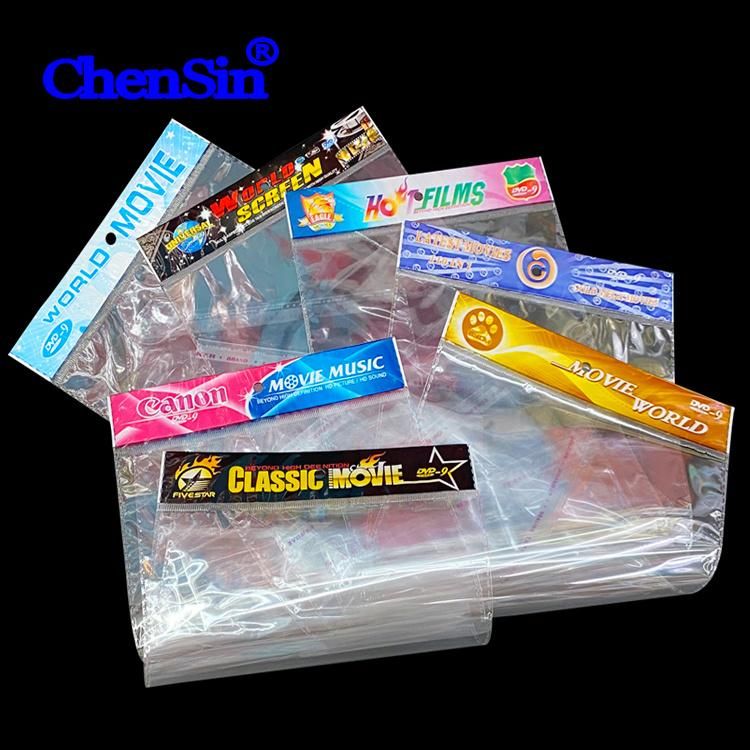 Transparent Plastic OPP Bags for CD DVD Packaging Bags