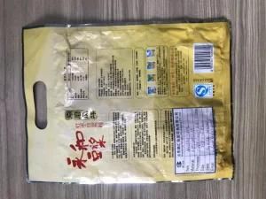 Gravure Printing High Quality LDPE Die Cut Handle Food Packaging Plastic Pizza Bag