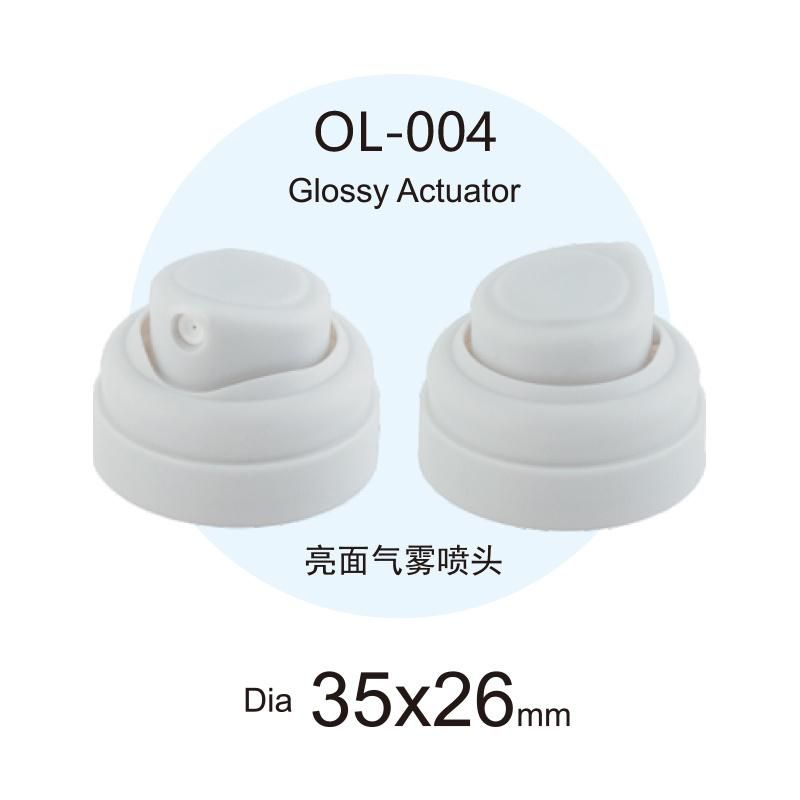 Body Spray Round Cosmetics Deodorant Jar Glossy Actuator Cap