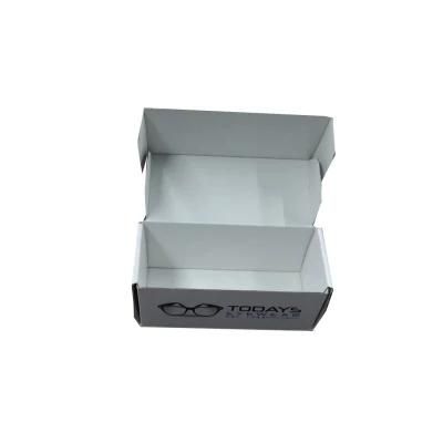 Custom Corrugated Cardboard Foldable Glasses Shipping Box