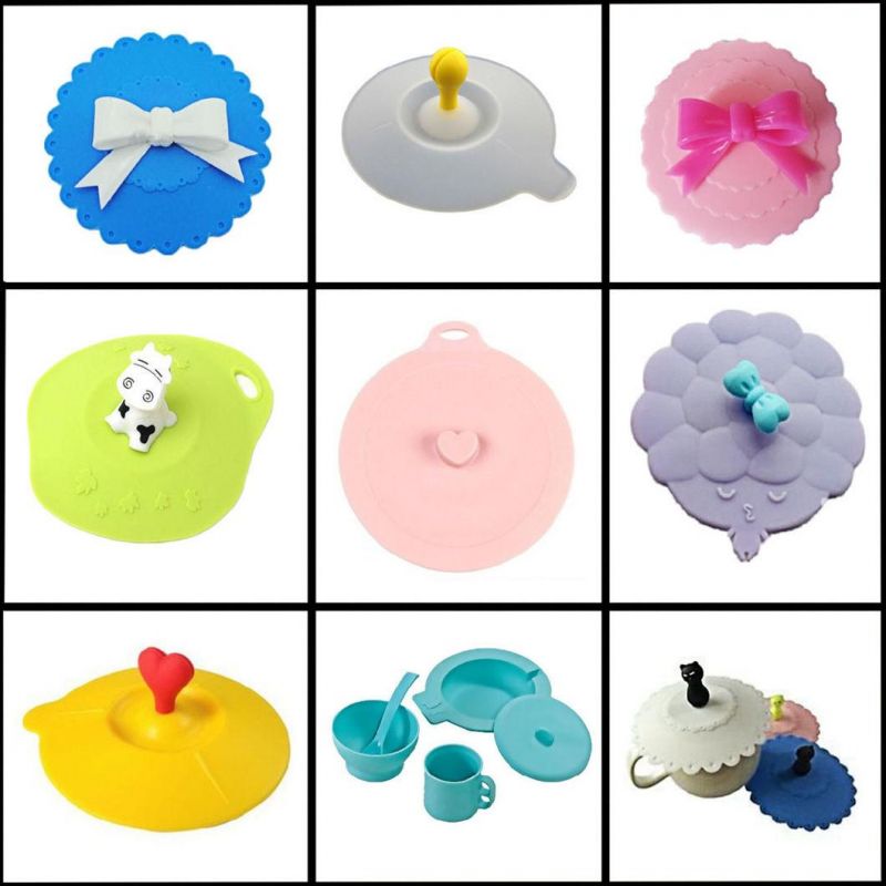 Custom Cute Heat Resist Silicone Cup Cover