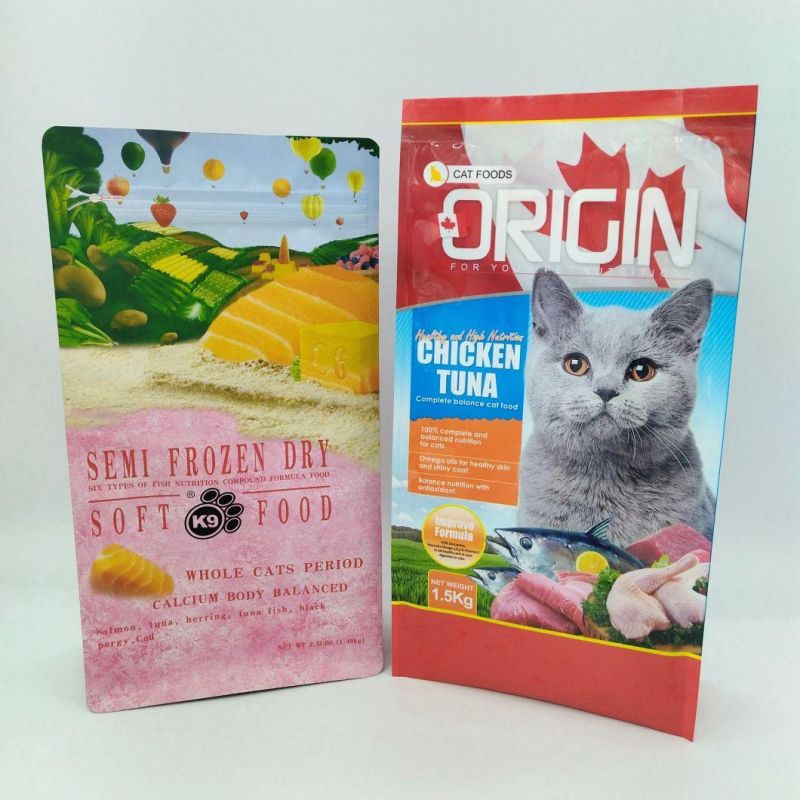 1-5kg High Barrier Pet Food Packing Bag Plastic Packaging Pouches