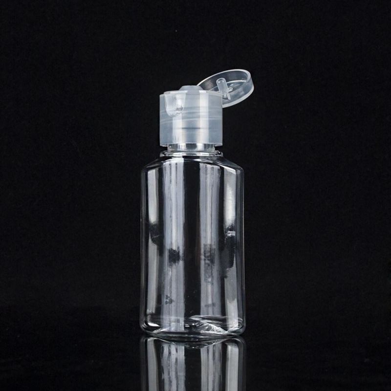 50ml Mini Portable Empty Pet Squeeze Gel Hand Sanitizer Bottle