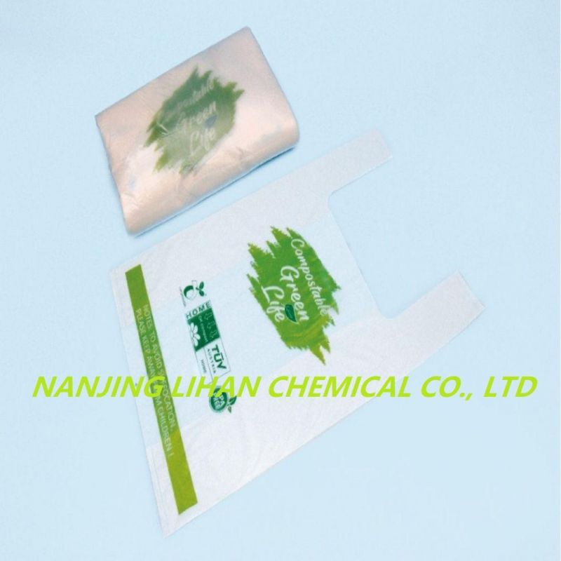 En13432 Biodegradable Plastic Eco-Friendly Compost Transparent Cornstarch Compostable Bag with Self Adhesive for Clothing Garment Food Contact Packaging