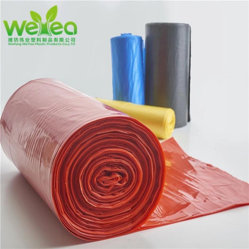 Factory Wholesale Eco Black Disposable Plastic Garbage Bag Plastic Bags