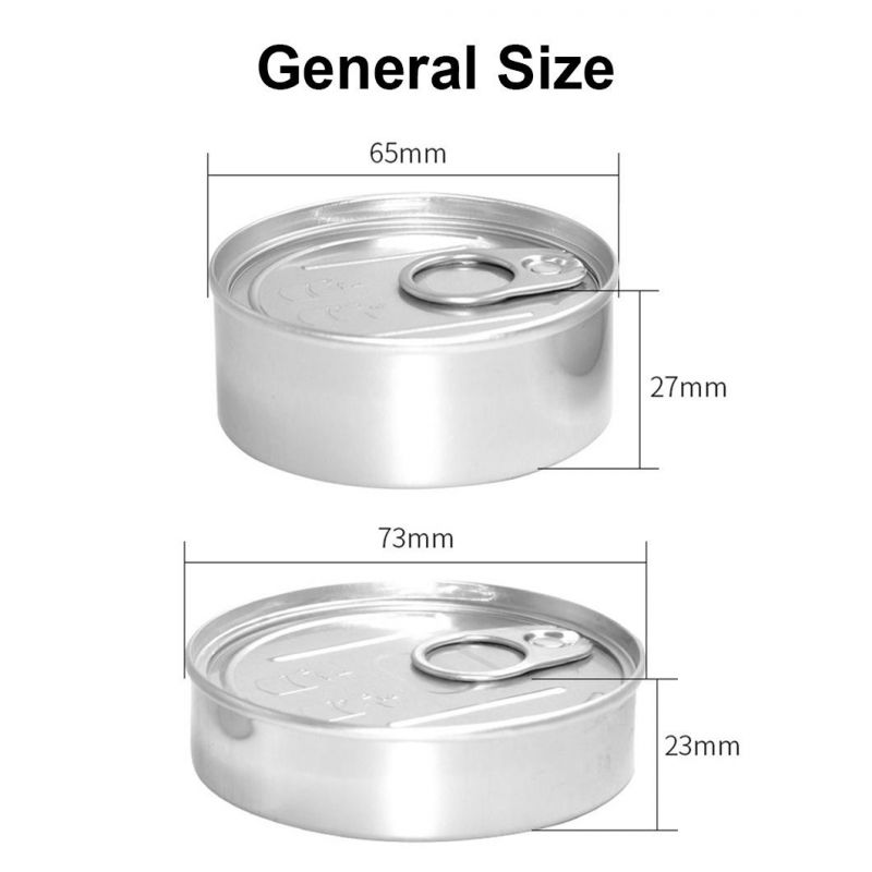 Hot Sale Bottom Press Seal Tin Can Canned Cat Food Empty Can