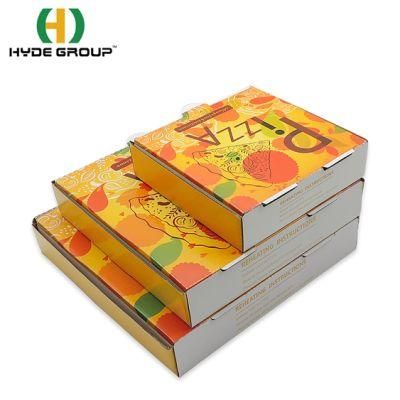 Custom Design Food Box Corrugated Paper Brown Pizza Box