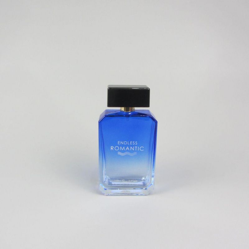 Eco-Friendly 100ml Square Glass Perfume Bottle