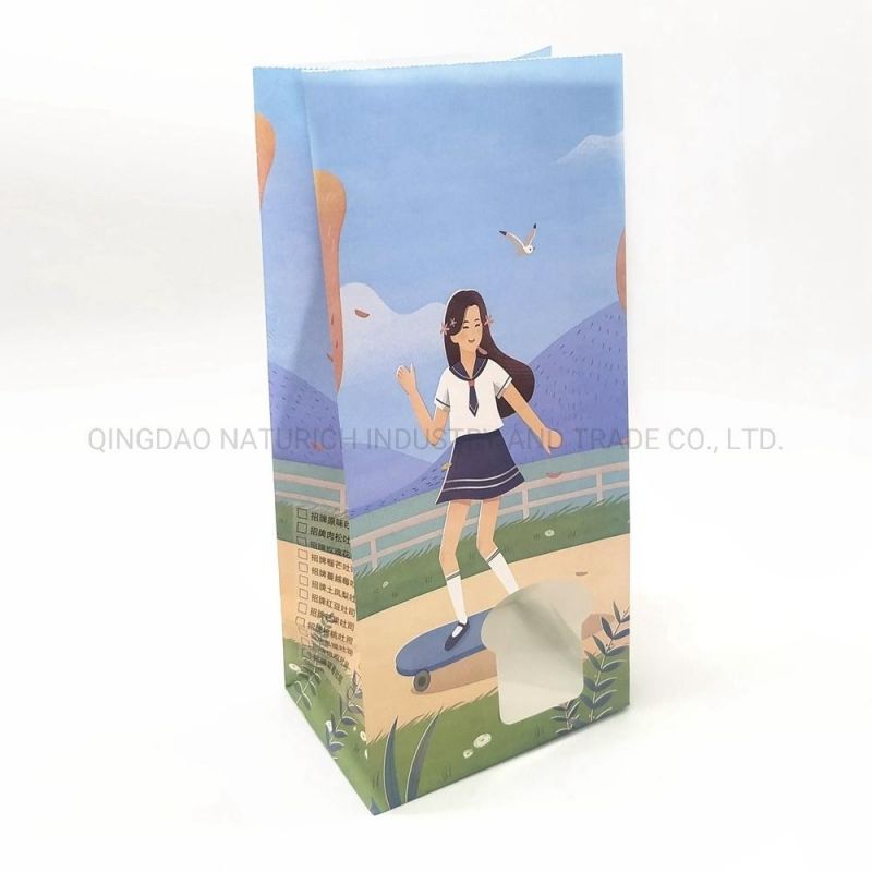 Kraft Paper Bread Packing Bag Cookies Bag