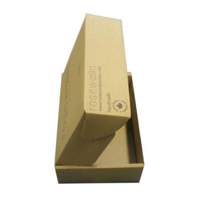 Paper Carton Packing Gift Box with Gold Lucky Bird Stamp
