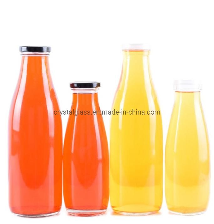 Wholesale Milk Glass Bottle for Pudding and Yogurt with Plastic Cap 100/200/250/500ml