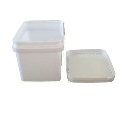 Wholesale Price 1 Gallon Ice Cream Rectangle Food Grade Plastic Buckets Pail Containers with Lid