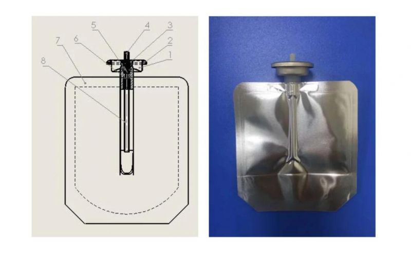 Metering Valve Bag on Valve (BOV) Packaging for Aerosol Can