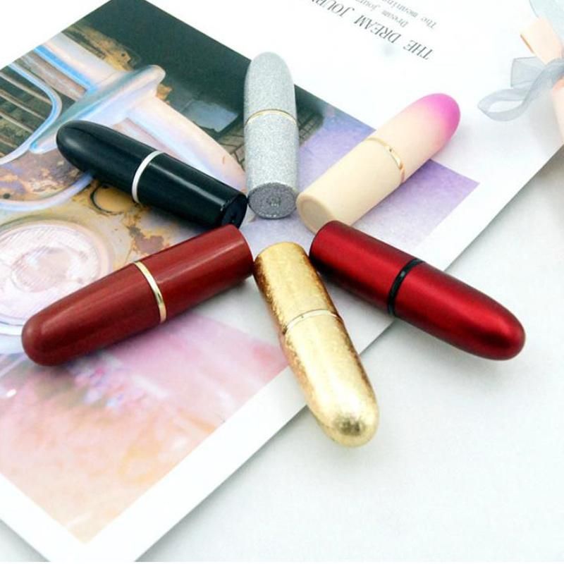 Luxury Bullet Shape Metal Gold in Stock Lip Blam Tube Lipstick Containers Tubes