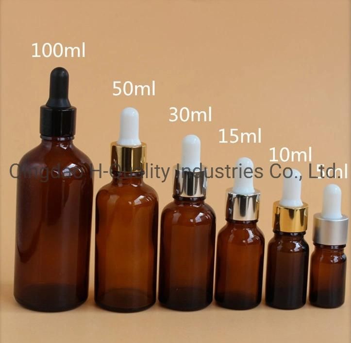 100ml Clear/Amber Essential Oil Glass Bottle