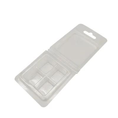 Wholesale Plastic Clear Wax Melt Clamshell Packaging Box