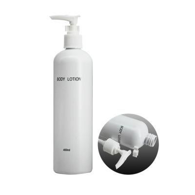 Custom Logo 400ml Shampoo Conditioner Body Lotion Pump Bottle Packaging