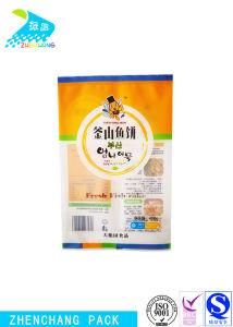 Food Transparent and Gravure Printed Resealable Plastic Bag Back Seal Pack