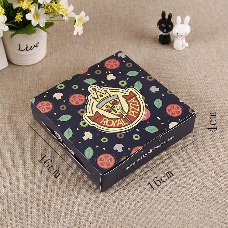 Customized Pizza Food Cake Storage Printed Folded Package Food Storage Packag Box