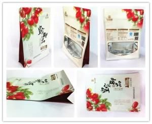 High-Grade Plastic Flat Bottom Zipper Food Packaging Bag