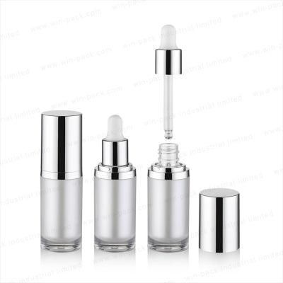 30ml Luxury Black Color Acrylic Essential Oil Press Dropper Bottle in High Quality Low Price