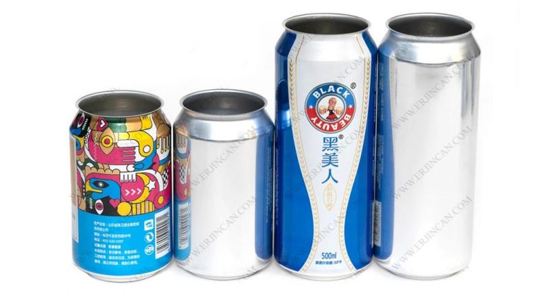 Standard 330ml Aluminum Beverage Can with Lids