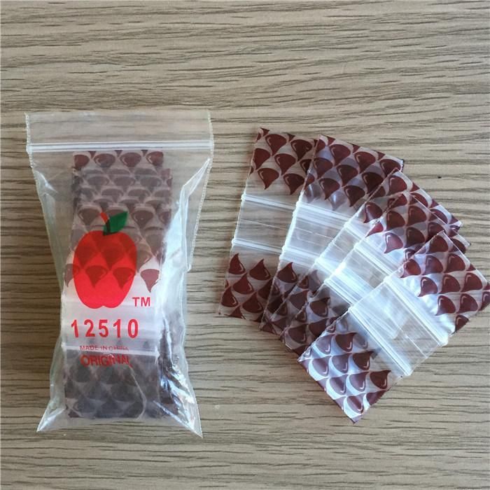 Clear Customizable Mini Zipper PE Plastic Packaging Bags Self-Sealing Poly Bag for Packing Food