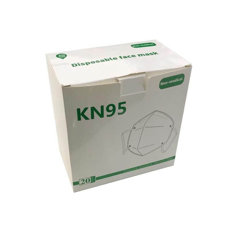 Wholesale Disposable 3-Layer Non-Woven Face Mask Packaging Box Surgical KN95 Mask Boxes