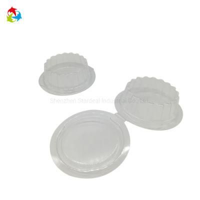 Clear Pet Round Clamshell Wax Melt Packaging