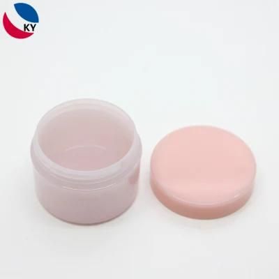 50g Pink Color Round Pet Plastic Jar Cream Container