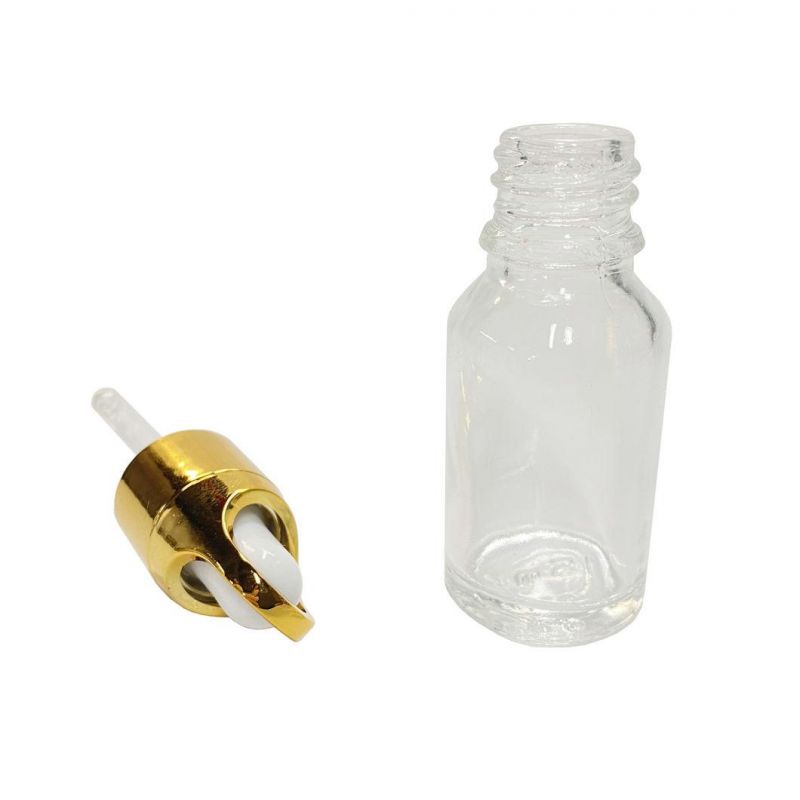 Glass Dropper Custom Flat Shoulder Essential 30ml Glass Bottle with Dropper