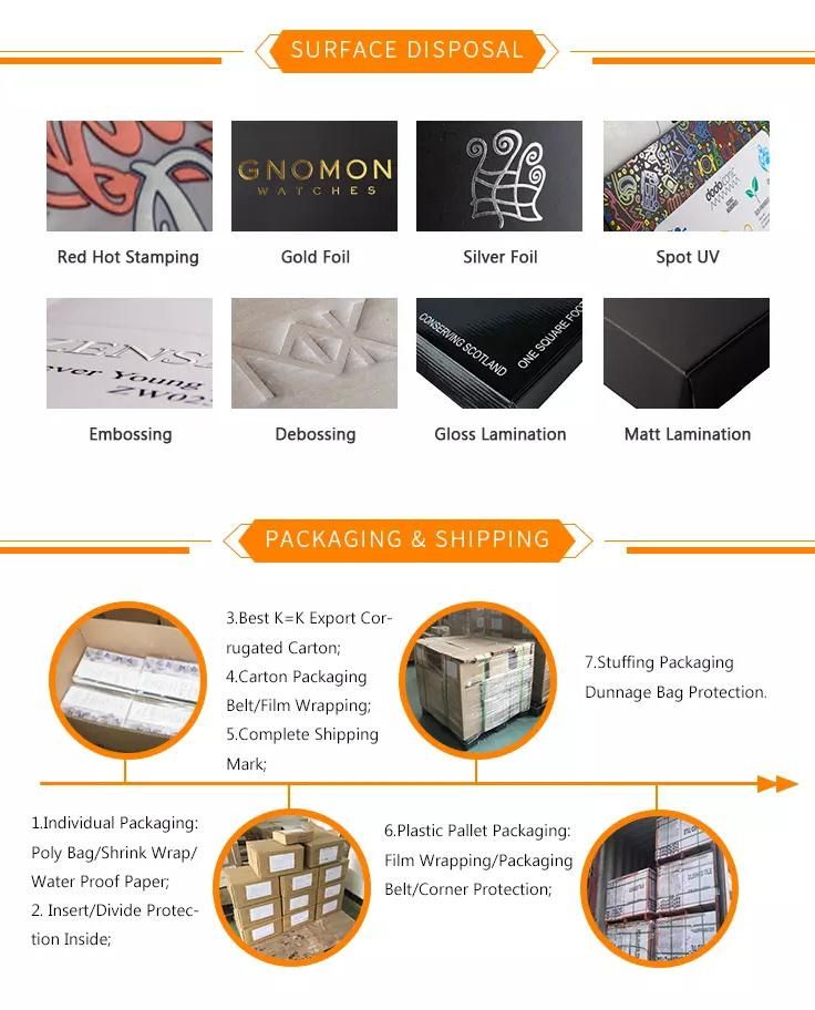 Double Side Printing Full Color Foil Printing Corrugated Folding Mail Box