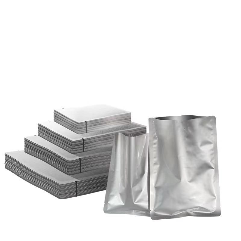 Insulated Matt Silver Three Sides Heat Seal Aluminum Foil Bag