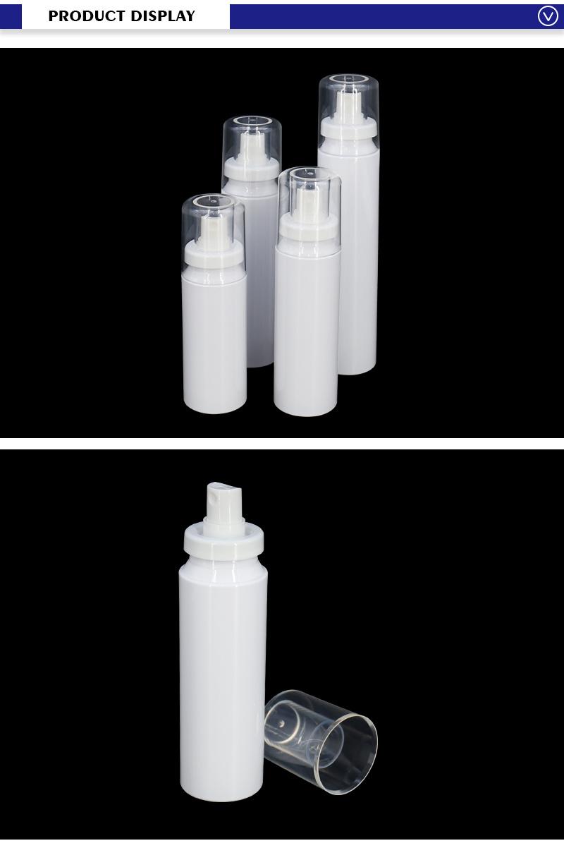 80ml 100ml Cylinder Empty Cosmetic Spraying Bottles Pet Toner Plastic Container