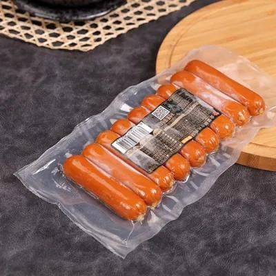 Custom Vacuum Food Plastic Bag Transparent Plastic Vacuum Sealer Bag Embossed Food Vacuum Bag