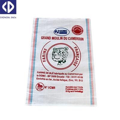 20kg 25kg 50kg Recycled Plastic PP Woven Sack Bag for Flour Grain Feed