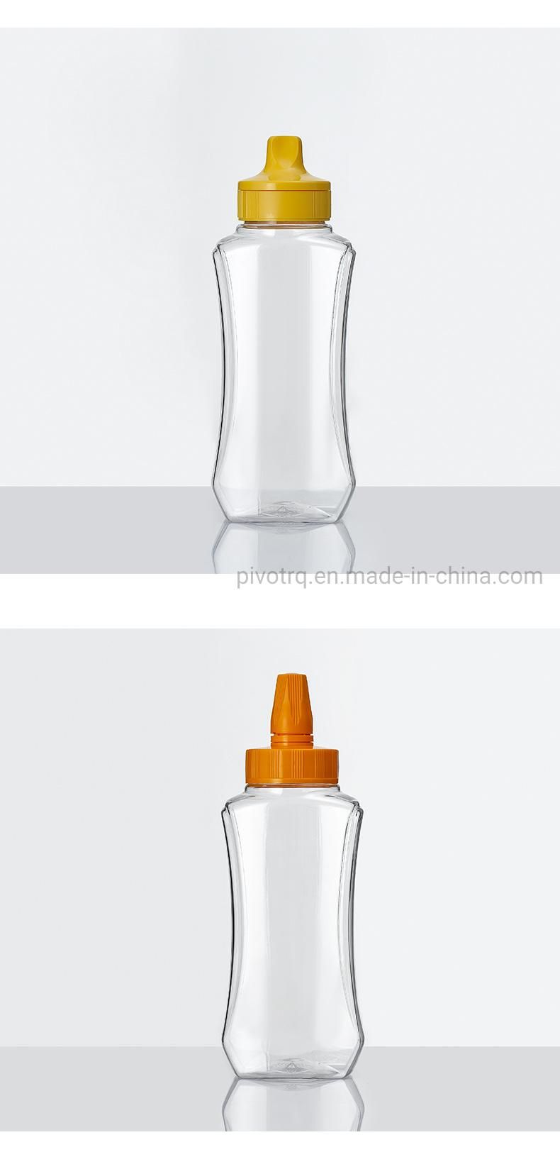 45mm PP Plastic Honey Caps with Silicone Valve for Honey Bottle Sauce Bottle