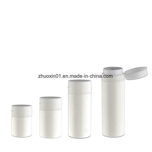 30ml 50ml 100ml 120ml White Cosmetic Air Bottle with Flip Cap