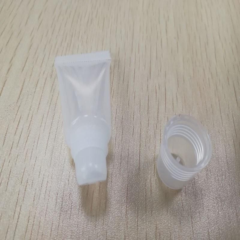 Clear Transparent Portable Plastic Lip Gloss Soft Tube