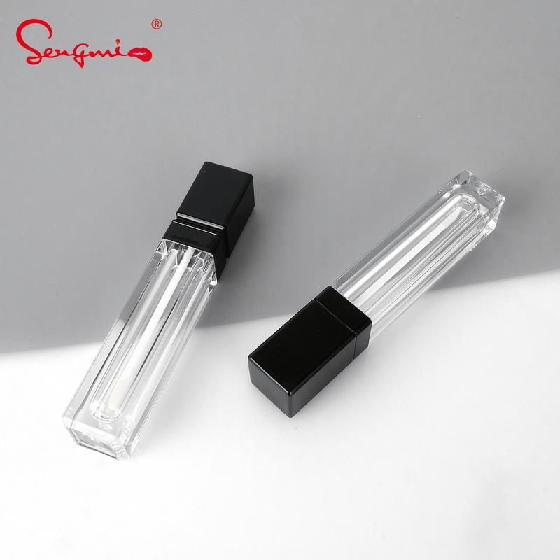 Popular Unique Empty Lip Gloss Tubes Packaging PETG Cosmetic Lip Gloss Containers Tube
