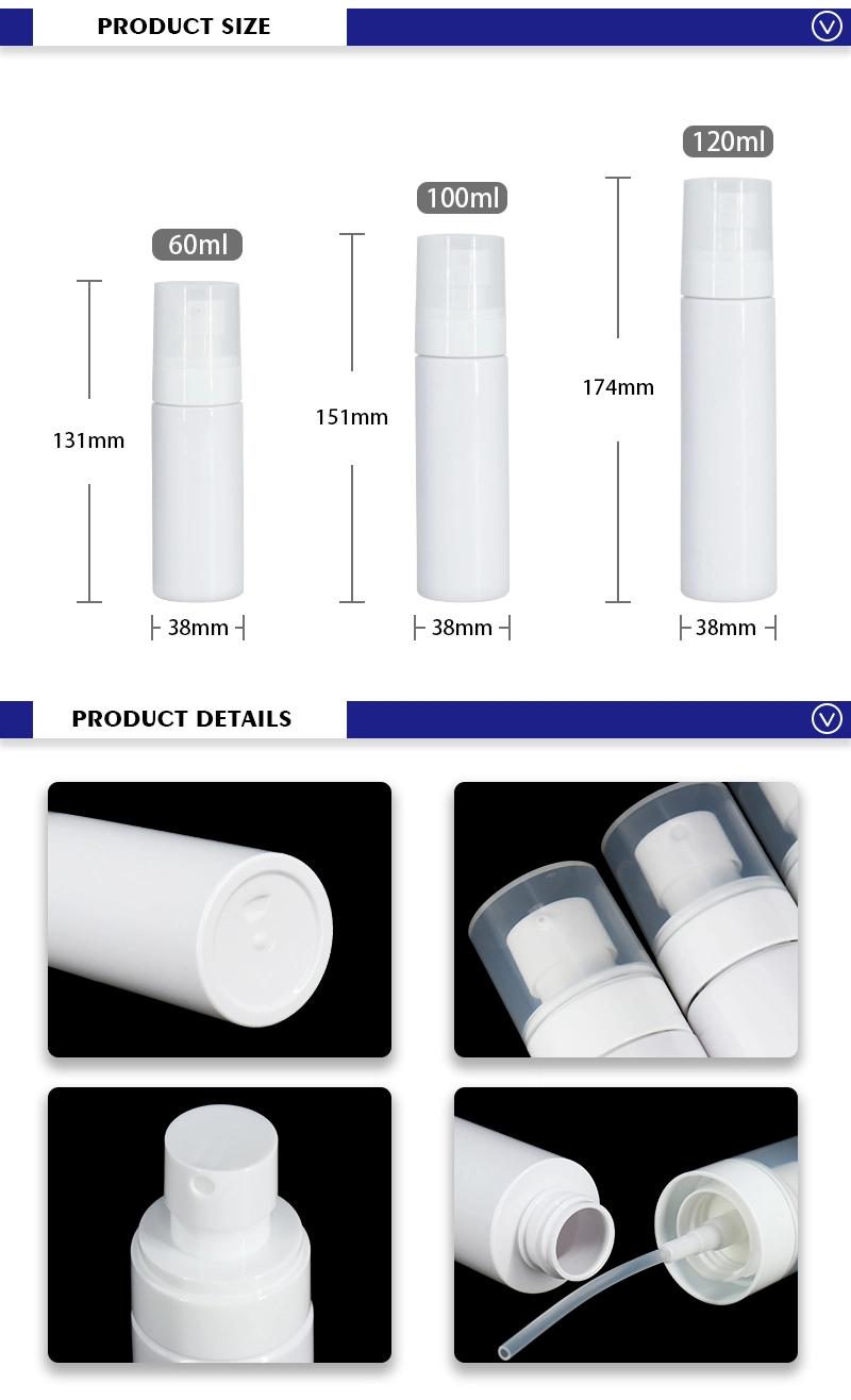 Premium Quality White 60ml 100ml 120ml Hand Spray Bottle